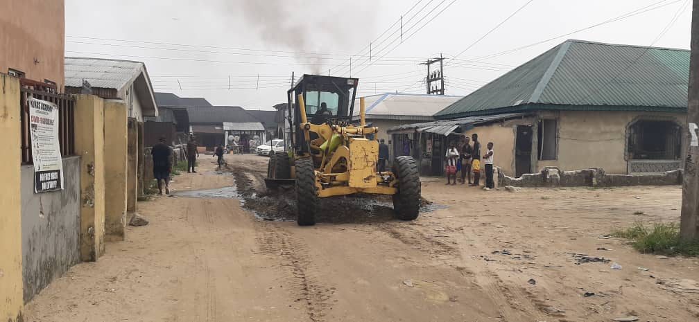 Construction of 1km Road at Ughoton