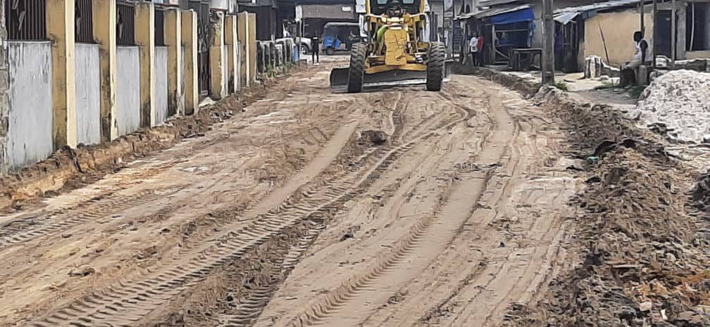 Construction of 1km Road at Ughoton