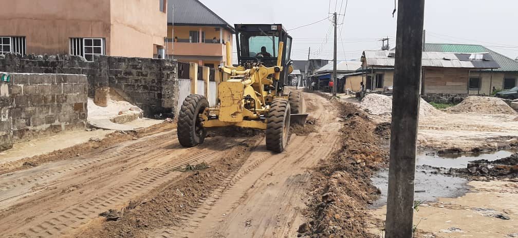Construction of 1km Road at Ughoton