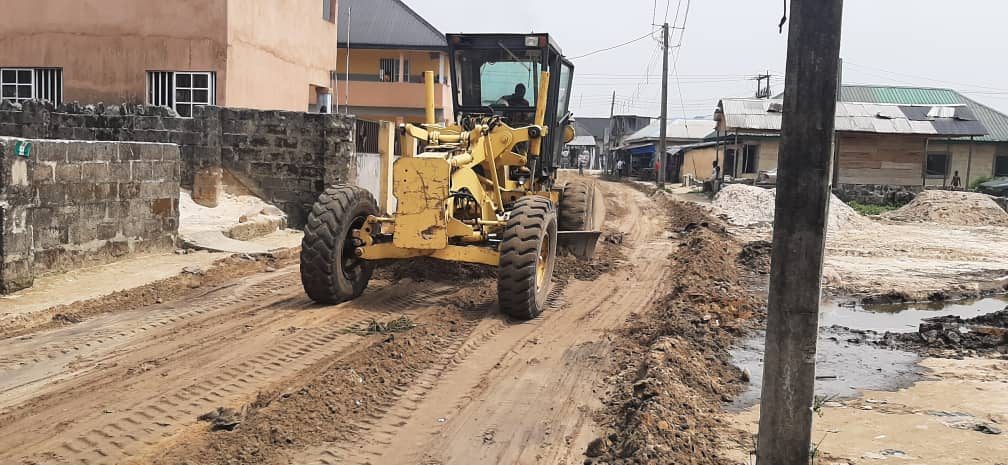 Construction of 1km Road at Ughoton