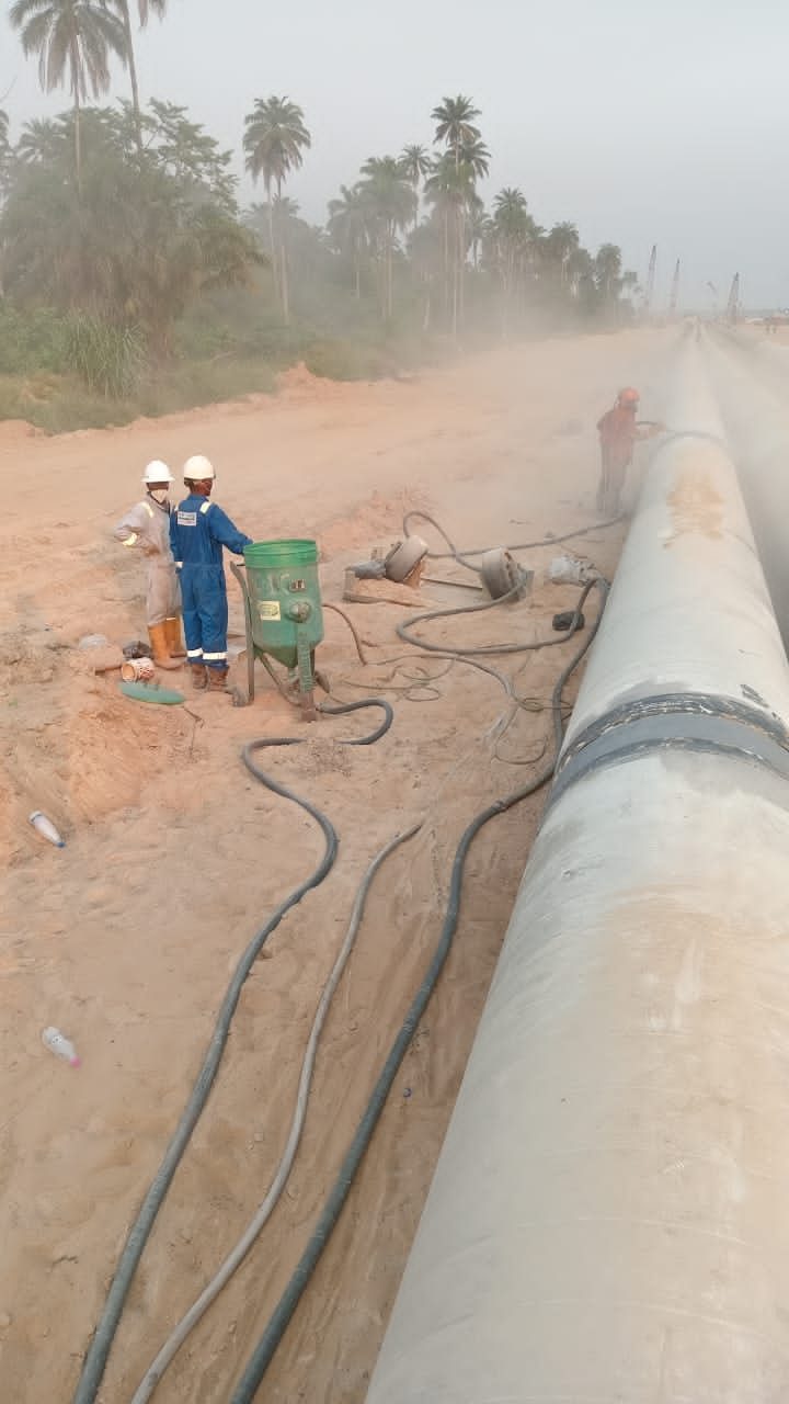 Decoating and Sand Blasting Project with Enikkom Construction Limited