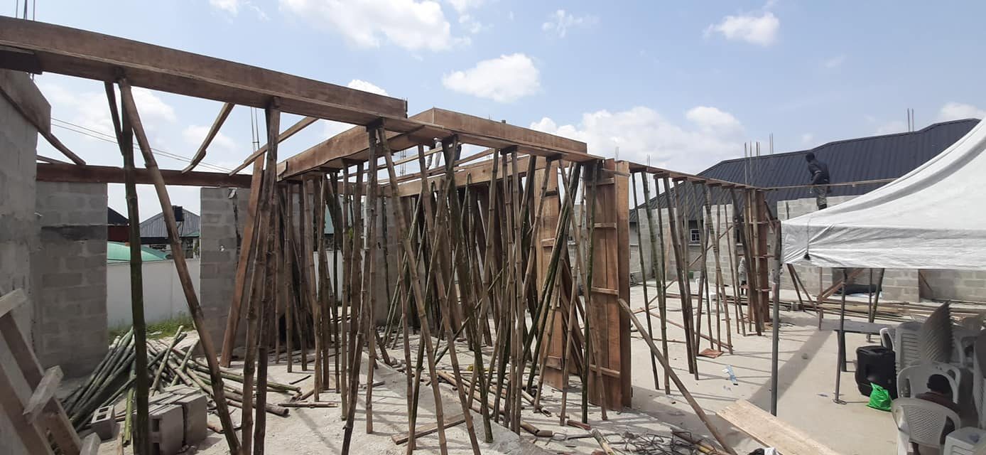 Construction of RCCG Dominion Mega Parish, Ughoton