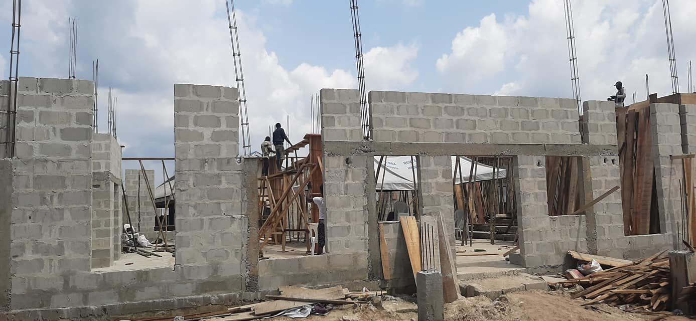 Construction of RCCG Dominion Mega Parish, Ughoton