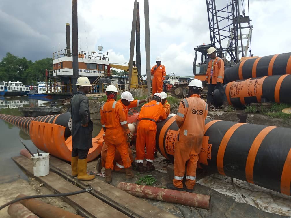 Pressure Testing & Coupling of Dredging Holes in Ogunu