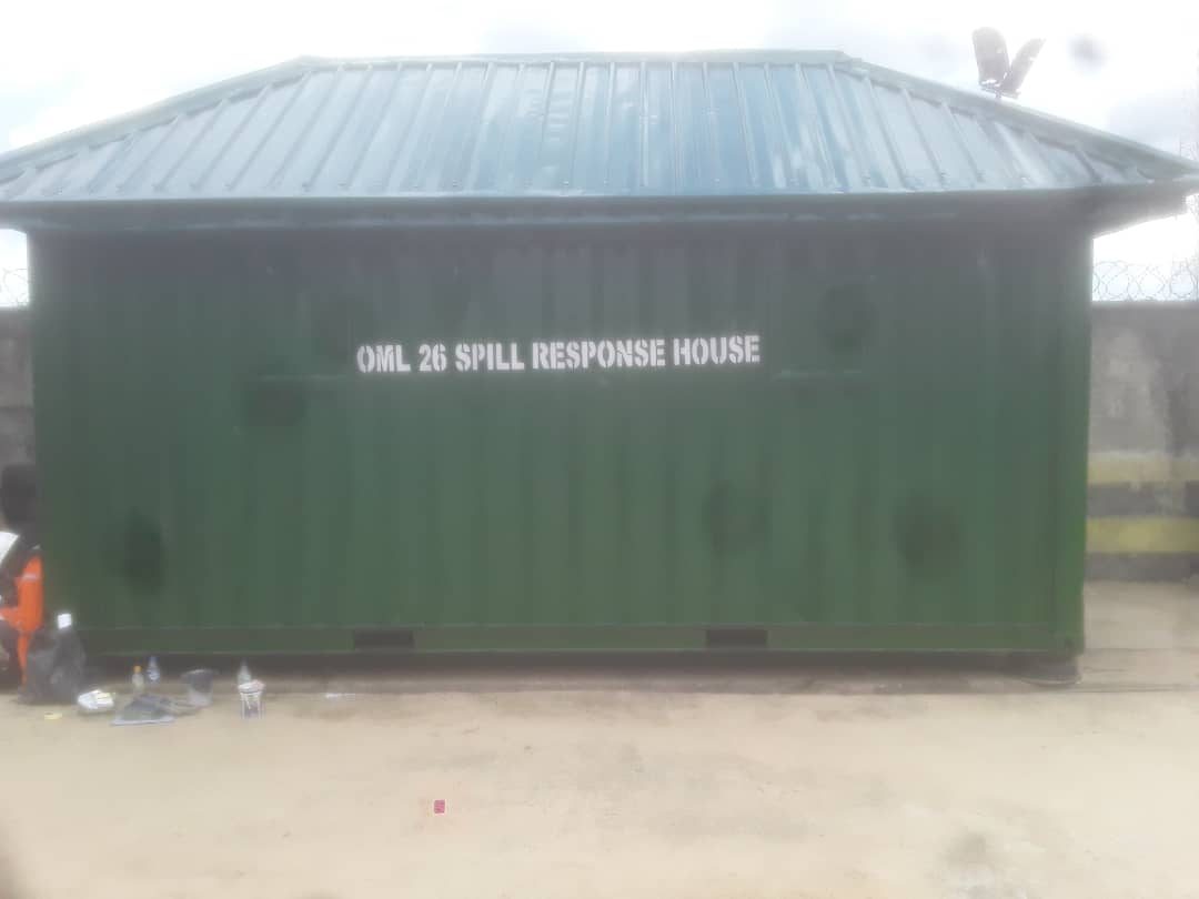 Renovation of 20ft Caravan Spill Response House