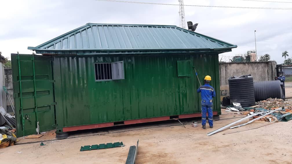 Renovation of 20ft Caravan Spill Response House